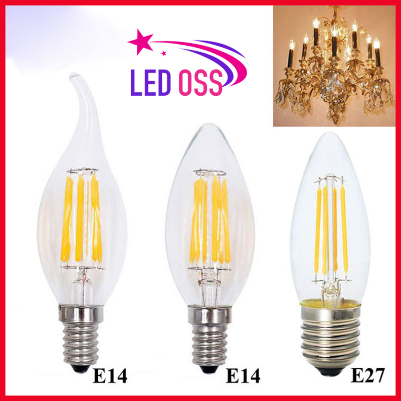 Bóng nến edison C35, BÓNG ĐÈN CHÙM, BÓNG ĐÈN TRANG TRÍ