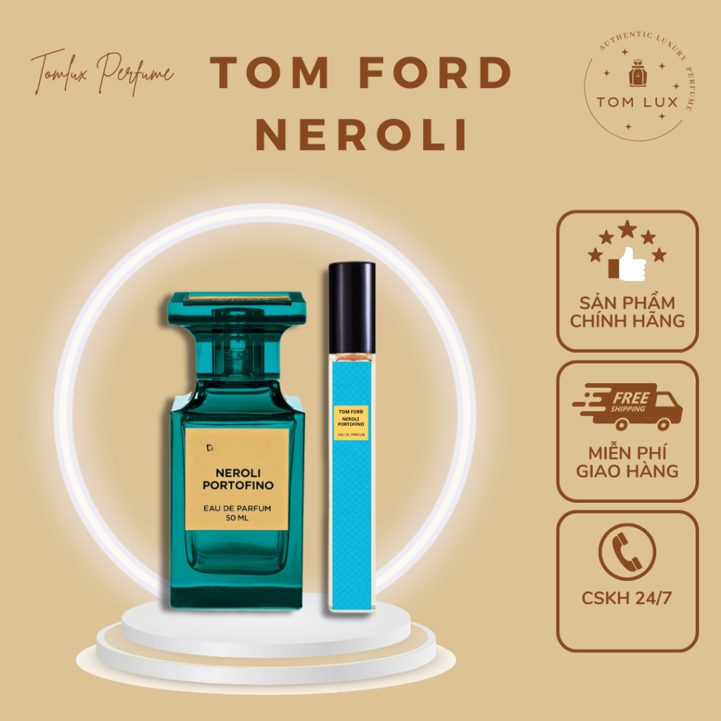 (MẪU THỬ) Nước Hoa Unisex TF Neroli Portofino EDP TomLux 10ml