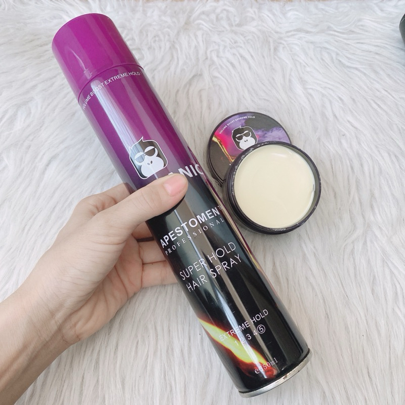 Combo Gôm sáp vuốt tóc tạo kiểu mặt khỉ