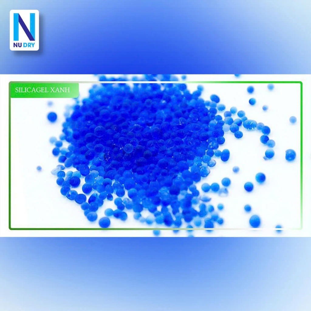 Hạt hút ẩm máy ảnh NUDRY Silicagel xanh chỉ thị màu dùng cho linh kiện điện tử…