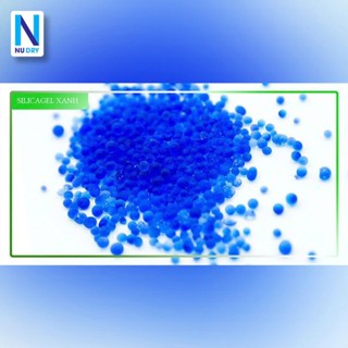 Hạt hút ẩm máy ảnh NUDRY Silicagel xanh chỉ thị màu dùng cho linh kiện điện tử đóng gói 500Gram