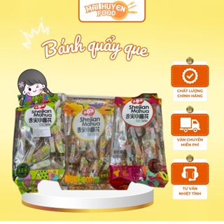 Bánh Quẩy Que Shejian Mahua Giòn Thơm, Không Dầu Mỡ, Đồ Ăn Vặt Trung Quốc Hấp Dẫn, Đủ 3 Vị Cay Nhẹ, Rong Biển - 420g