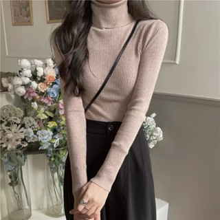 HV - Áo len cổ lọ quảng châu, Áo len tăm nữ body mềm mại