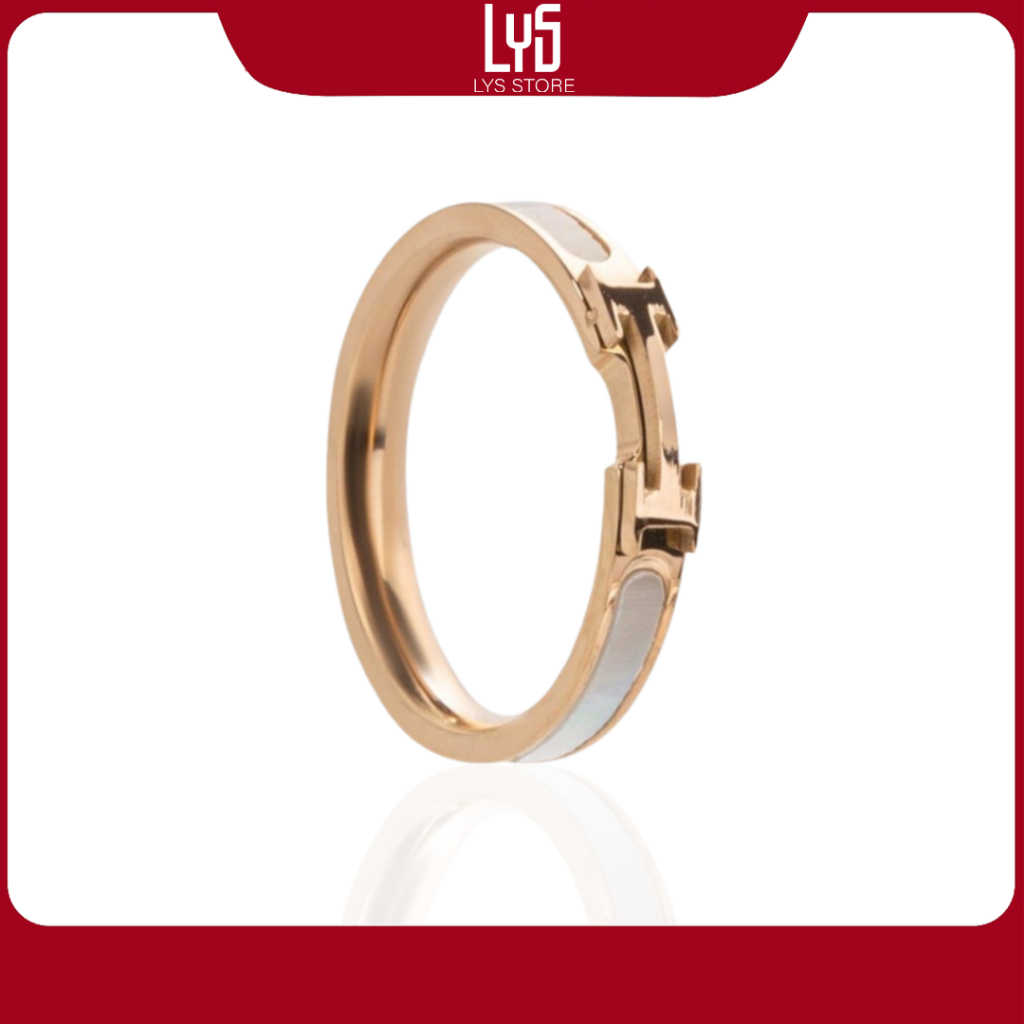 Nhẫn bạc nữ Lys T- True Fullbox HEME 8009RG - Nhẫn Nữ Bạc S925