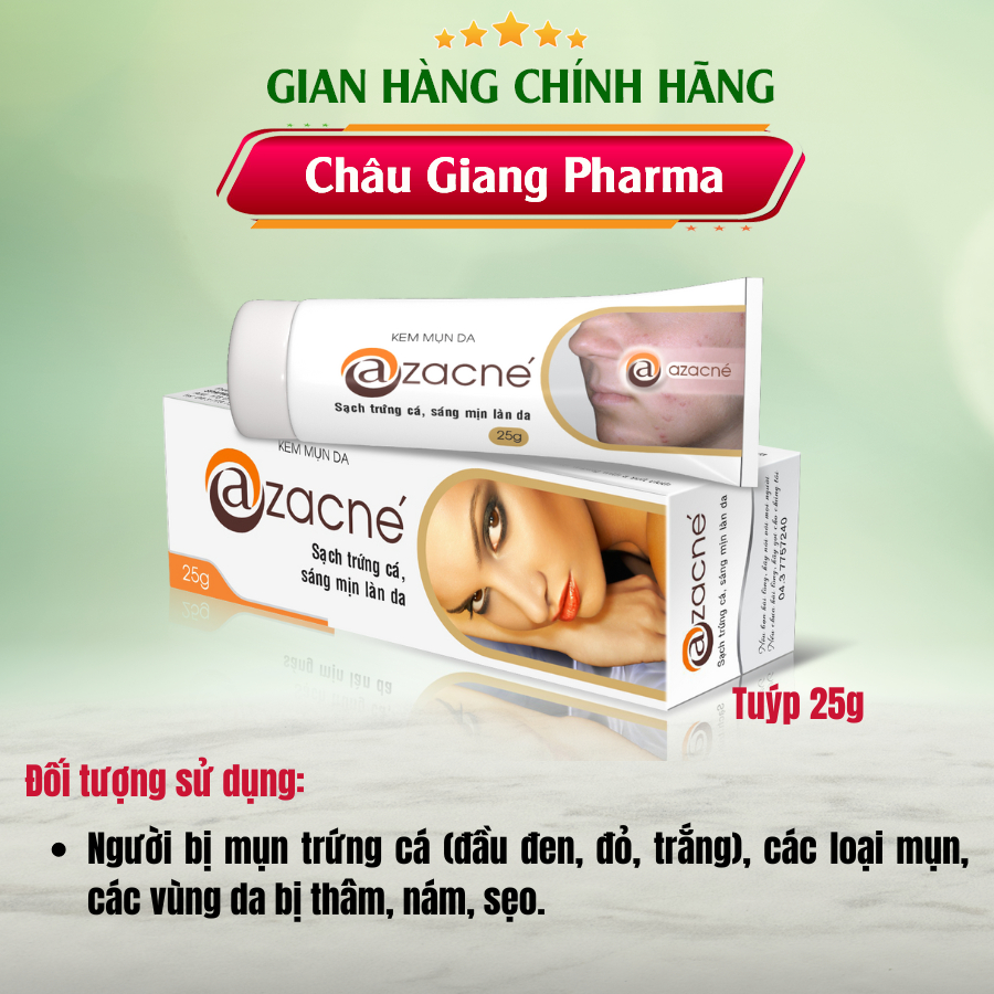 Azacné -  Ngừa mụn, sáng mịn Làn Da