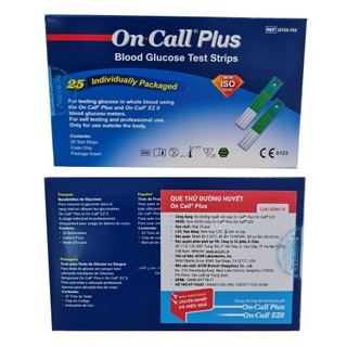 Que Thử Đường Huyết On Call Plus - Hàng chính hãng