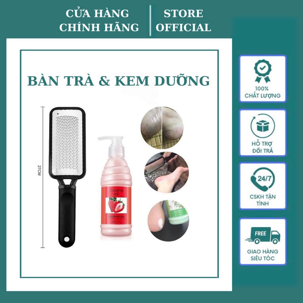 Bàn Trà Gót & kem Mềm Gót Chân