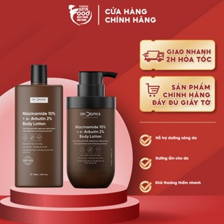 Sữa Dưỡng Thể Hỗ Trợ Dưỡng Trắng Da DrCeutics Niacinamide 10%+ α- Arbutin 2% Body Lotion 150ml