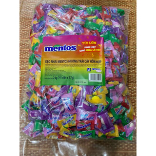 Kẹo Cứng Alpenliebe Sữa Caramen + Dâu Kem Bịch kẹo mentor bịch 2kg