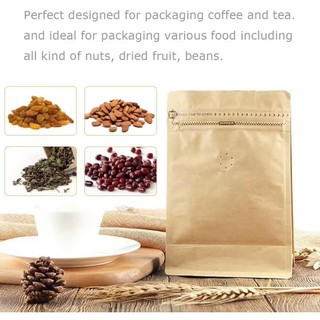 Túi zip giấy MÀN GHÉP, Túi  zipper 8 cạnh cafe - [1kg/size]