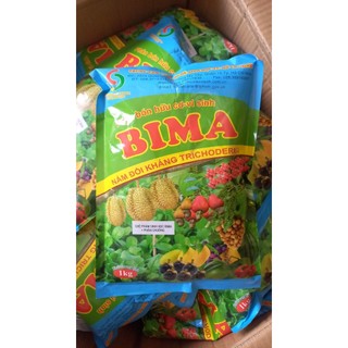 Chế phẩm Nấm đối kháng Trichoderma BiMa phòng bệnh cho cây trồng (Gói 1kg)