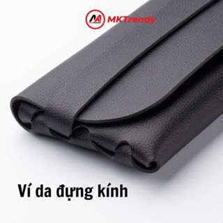  Phụ kiện mắt kính MKTRENDY ví da đựng kính đa năng bao da chống trầy xước 