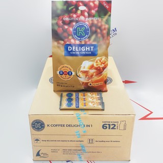 05 bịch Cà phê sữa K Delight Phúc Sinh (mỗi bịch 612g x 36 gói nhỏ 17g)