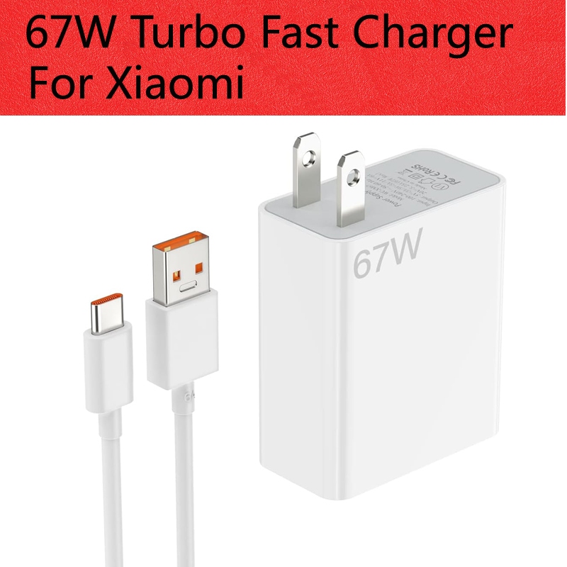  Sạc Xiaomi 67W Mi Turbo Sạc Tường Nhanh Cho Xiaomi 14  13 12Pro Redmi Note K60 K50 11   11s   12Pro Plus Poco X6 F5 