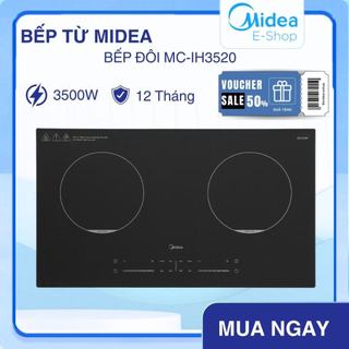 Bếp Từ Midea MC-IH3520 (Bếp Từ Đôi, Bếp Điện Từ Inverter Công suất 3500W)