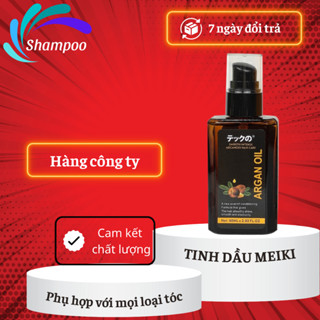 Tinh dầu dưỡng tóc  Meiki argan oil 60ml serum dưỡng tóc uốn tóc xoăn phục hồi tóc