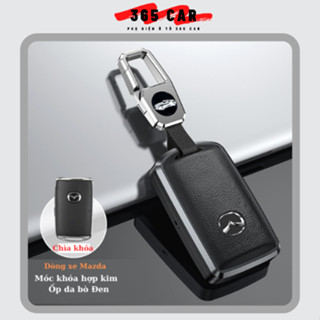  Ốp Chìa Khóa Mazda 2 3 6 CX5 CX8 CX3 CX30 – Vỏ Bọc Smartkey Hợp Kim + Da Bò Cao Cấp Sang Trọng 