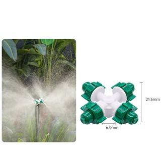 Combo 10 Bộ phun sương 4 hướng lắp dây 8