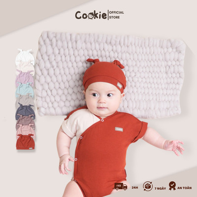 Mũ Cho Bé Sơ Sinh COOKIE, Mũ Ốc Sên Sơ Sinh Màu Trơn Size Từ 0 Đến 6 Tháng