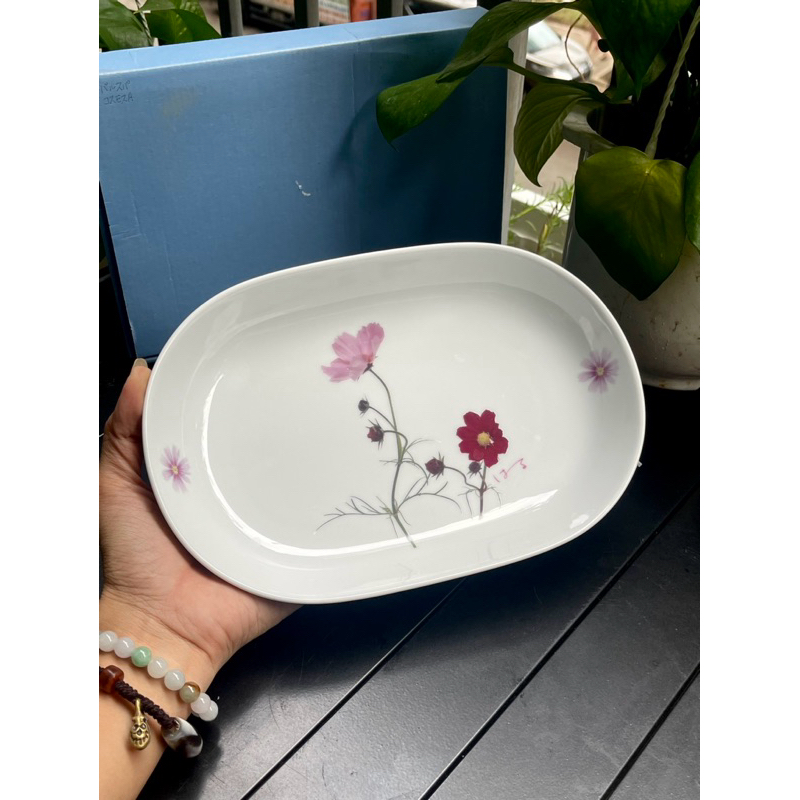 Khay - dĩa đựng thức ăn bằng gốm sứ Nhật ( hàng hộp )