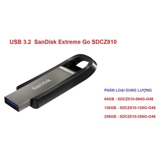 USB 3.2  SanDisk Extreme Go ( 64Gb, 128Gb , 256Gb ) SDCZ810