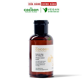 Toner nước bí đao cân bằng da Cocoon 140ml thuần chay cho da dầu da mụn
