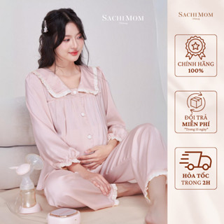 Đầm Bầu SACHIMOM - Set Đồ Bộ Lụa Cao Cấp TIFFANY PYJAMA