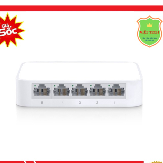 Bộ Chia mạng 5 cổng TD005 - Bảo hành 12th