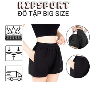 (Có Bigsize 90kg) Quần đùi 2 lớp tập gym boxing có bigsize 7 màu