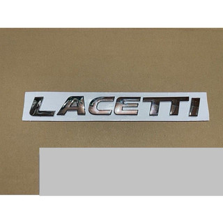 logo chữ LACETTI SX dán đuôi xe