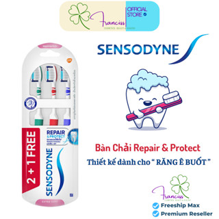 Bàn Chải Đánh Răng SENSODYNE Repair & Protect Extra Soft Cổ Bàn Chải Linh Hoạt, Lông Mềm, Sạch Sâu
