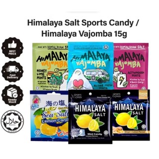  Kẹo bạc hà chanh muối Himalaya Salt gói 15g 