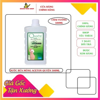 Nước rửa móng aceton Quyên 500ml