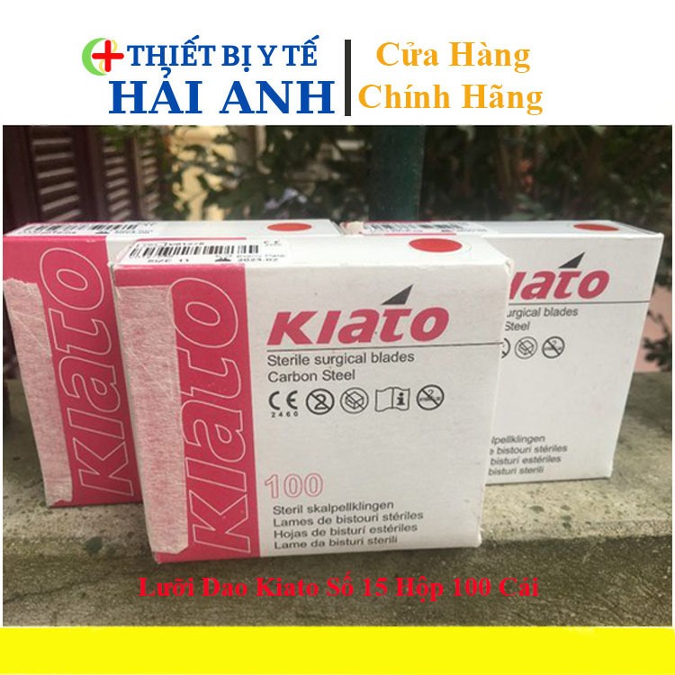 Lưỡi Dao Mổ Số 15 Kiato ẤN Độ Khử Trùng Bức Xạ