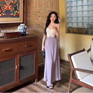 M937 - Chân váy basic dáng dài lưng cao cho nữ nhiều màu