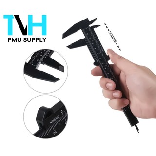 Thước Nhựa Kéo - Thước Mỏ Vịt - Sử Dụng Đo Chân Mày - Đo Môi Phun Xăm Thẩm Mỹ - Dài 15CM | DCPX TVH