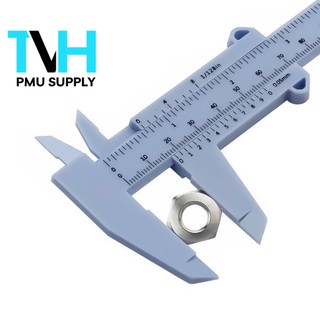 Thước Nhựa Kéo - Thước Mỏ Vịt - Sử Dụng Đo Chân Mày - Đo Môi Phun Xăm Thẩm Mỹ - Dài 15CM | DCPX TVH