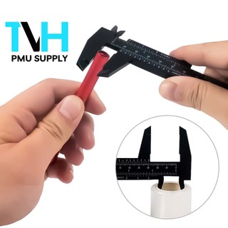 Thước Nhựa Kéo - Thước Mỏ Vịt - Sử Dụng Đo Chân Mày - Đo Môi Phun Xăm Thẩm Mỹ - Dài 15CM | DCPX TVH