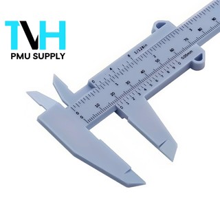 Thước Nhựa Kéo - Thước Mỏ Vịt - Sử Dụng Đo Chân Mày - Đo Môi Phun Xăm Thẩm Mỹ - Dài 15CM | DCPX TVH