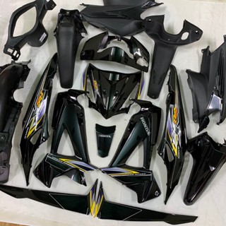   Kèm Tem   Bộ Dàn áo xe Wave RSX siêu nhân  đời 2008 đến 2009 màu ĐEN -nhựa nguyên sinh loại 1 