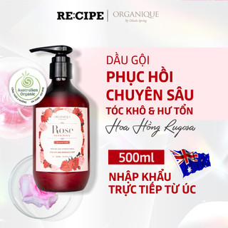 Dầu Gội Đầu Dưỡng Tóc Organique Hương Hoa Hồng Thiên Nhiên Lưu Hương Dài Lâu 50ml/500ml