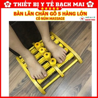 Bàn Lăn Gỗ Massage Chân [5 HÀNG LỚN]