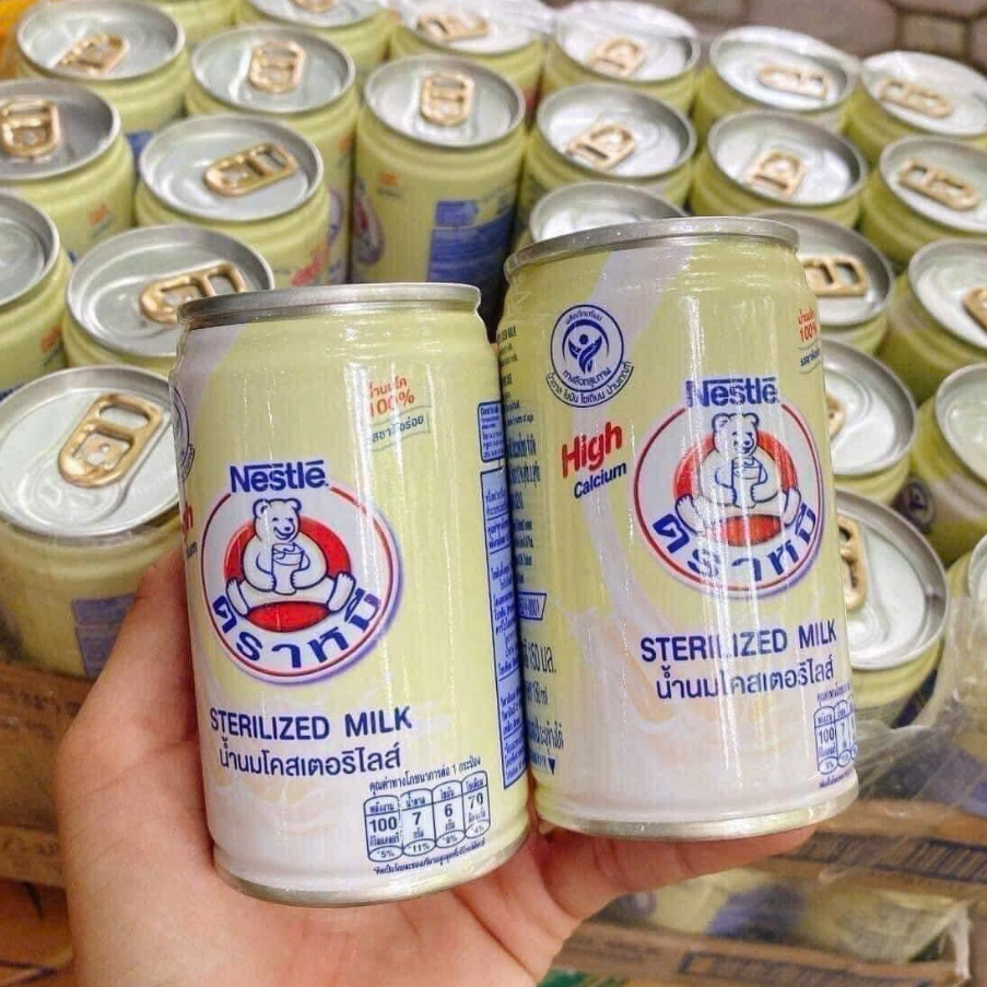 SỮA GẤU NESTLE THÁI LAN CHÍNH HÃNG LON CAO - COMBO 2 LON