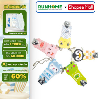 Dụng Cụ Bấm Móng Tay, Móng Chân RUNHOME Mini Họa Tiết Hoạt Hình Cute