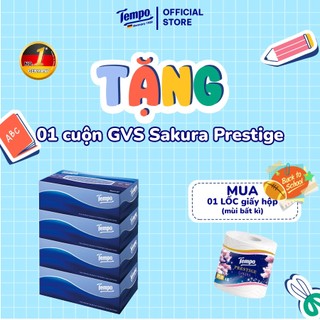  Khăn Giấy Hộp Rút Cao Cấp Tempo - 4 Lớp Bền Dai, Thương hiệu Đức
