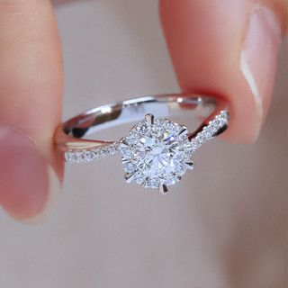 Kích thước có thể điều chỉnh Nhẫn bạc nữ S925 Nhẫn Moissanite nữ cao cấp phong cách sang trọng quà tặng bạn gái S22