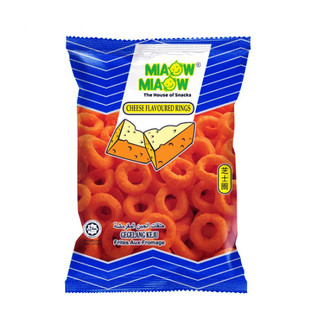 Bánh snack phô mai vòng miaow miaow malaysia gói 60g