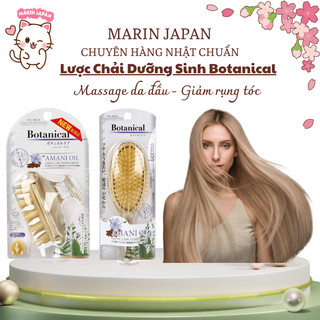   100% Chính Hãng  Lược Gội Đầu Dưỡng Sinh Botanical Amani Oil Chính Hãng Nhật Bản - Giúp Tóc Bóng Mượt 