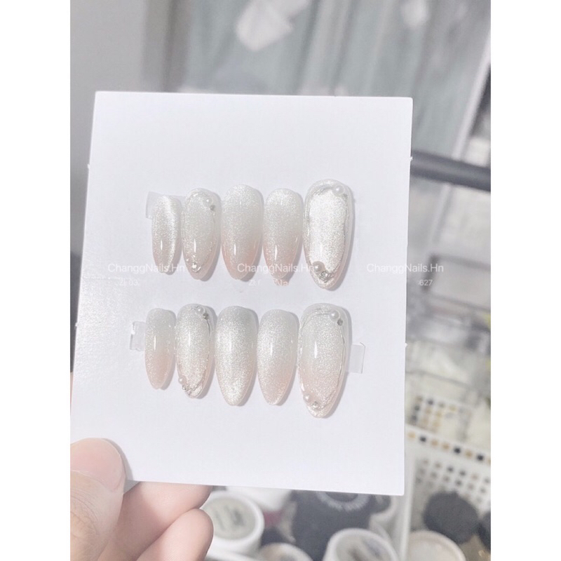 Nailbox thiết kế Changgnails mắt mèo omber Hồng T22