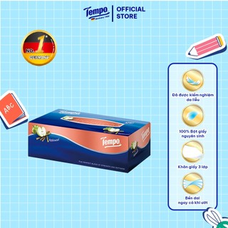  Khăn Giấy Rút Cao Cấp Tempo - 4 Lớp Bền Dai, Không Kích Ứng Da - Thương Hiệu Đức